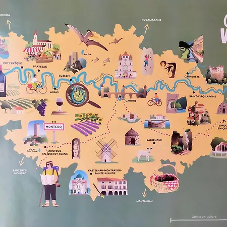 Semesterbostad Au Coeur Du Lot - Entre Cahors Et Rocamadour