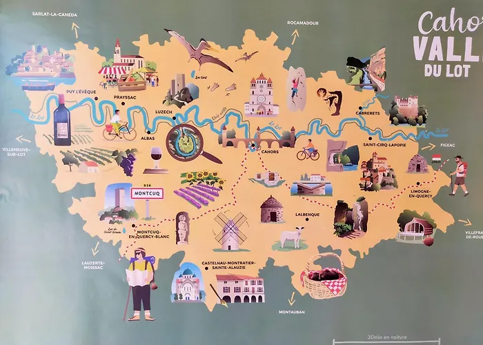 Semesterbostad Au Coeur Du Lot - Entre Cahors Et Rocamadour